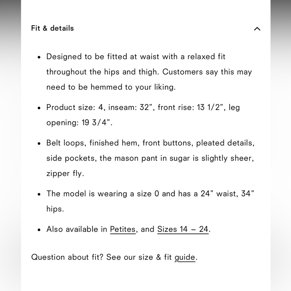Reformation Mason Pant - Picture 14 of 15
